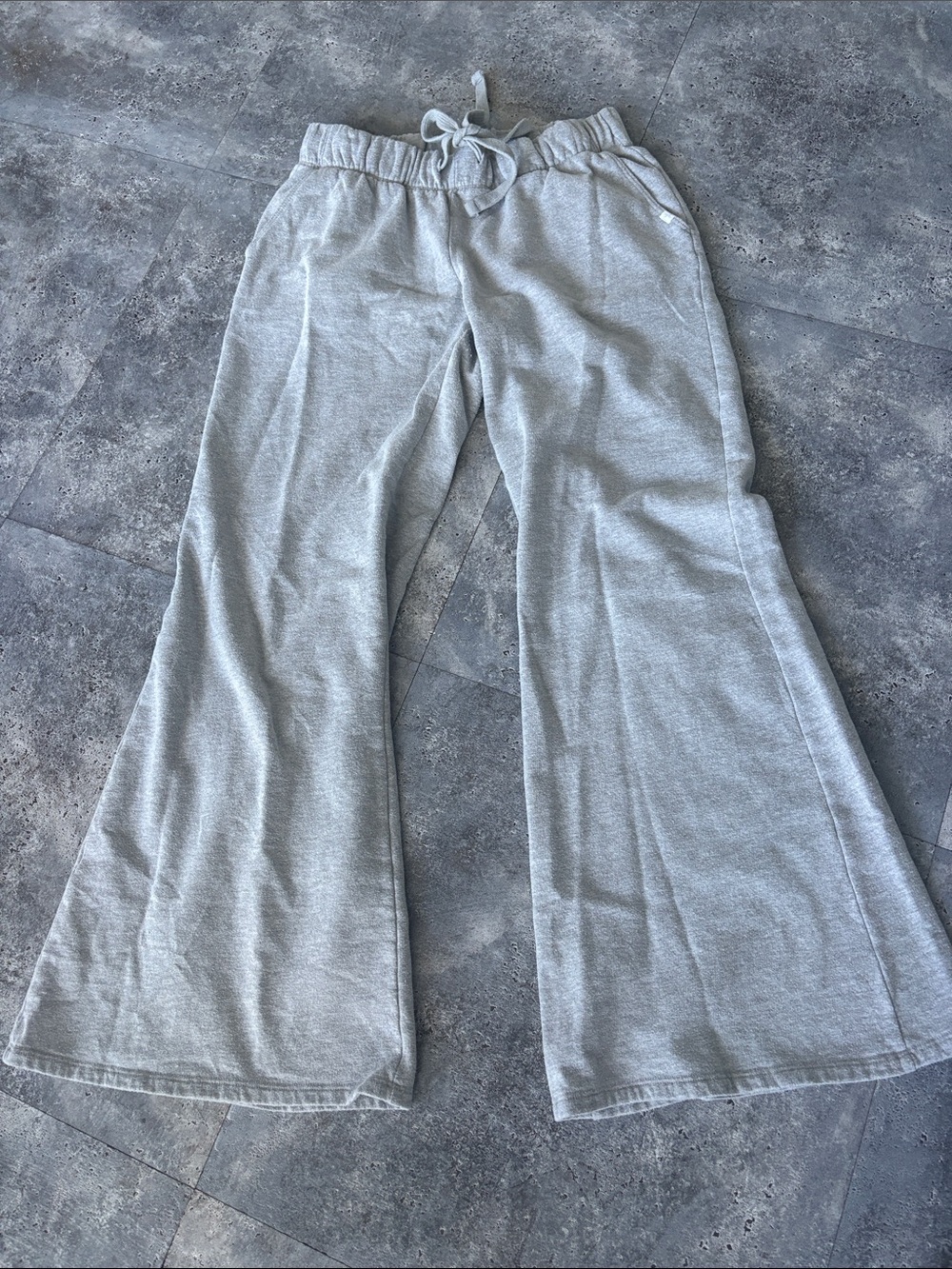 Urban Outfitters Light Gray Flared Sweatpants